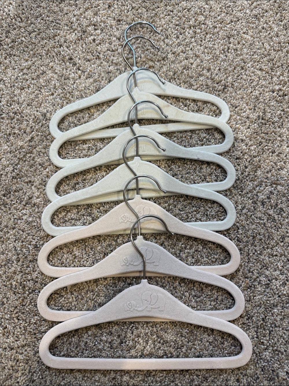 Velvet Space Saving Baby Hangers